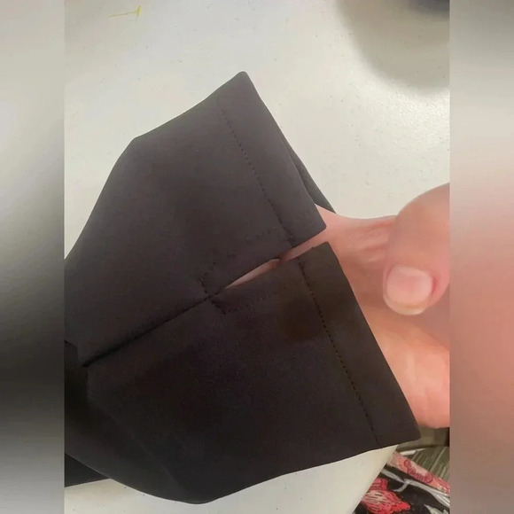 Bloom chic Pants‎ Highrise Crop Black Dress Work Pants Plus Size 14-16 NWT 0003 - Picture 5 of 9